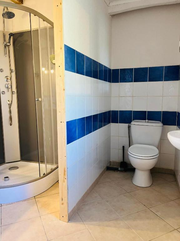 Koupelna v ubytování Le gîte Atlas