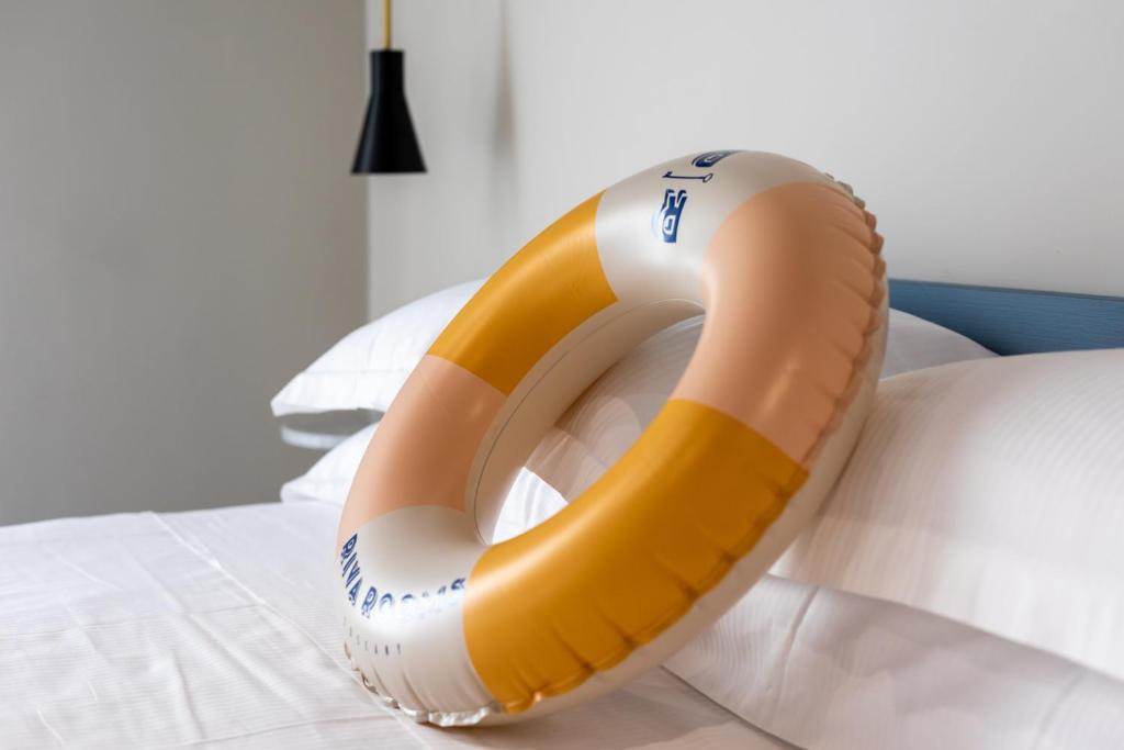 Postel nebo postele na pokoji v ubytování Riva Rooms