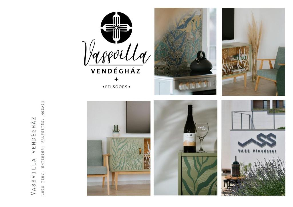 Vass Villa Vendégház és Pincészet Felsőörs tanúsítványa, márkajelzése vagy díja
