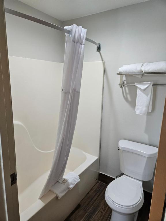 Koupelna v ubytování Hotel Zyva