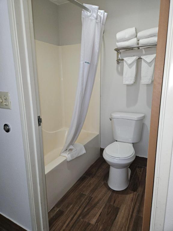 Koupelna v ubytování Hotel Zyva