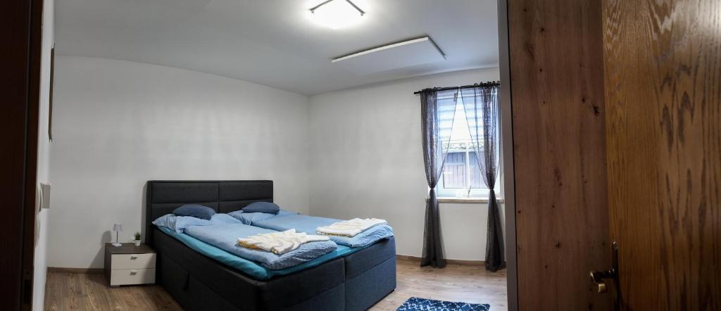 Postel nebo postele na pokoji v ubytování Wohnung pascal