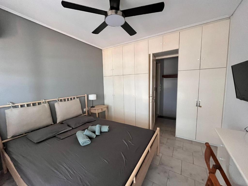 Posteľ alebo postele v izbe v ubytovaní Endless Blue Maisonette