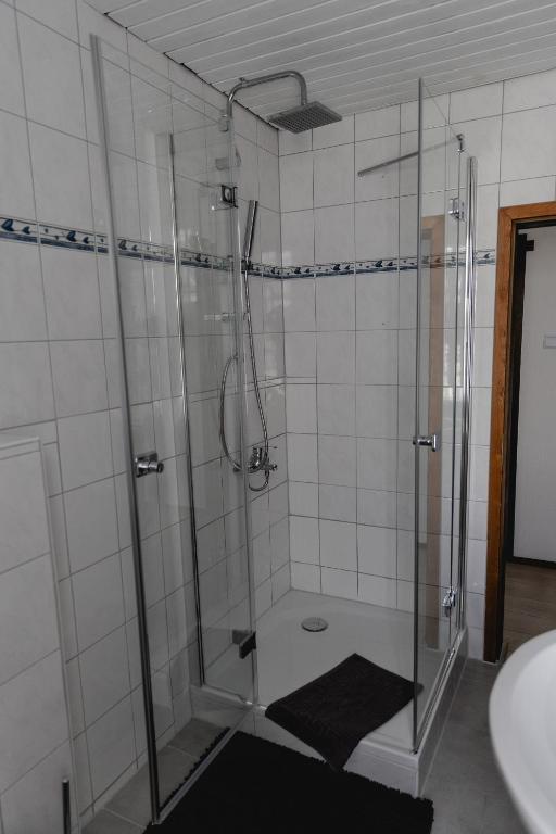 Koupelna v ubytování Anil‘s Ferienhaus
