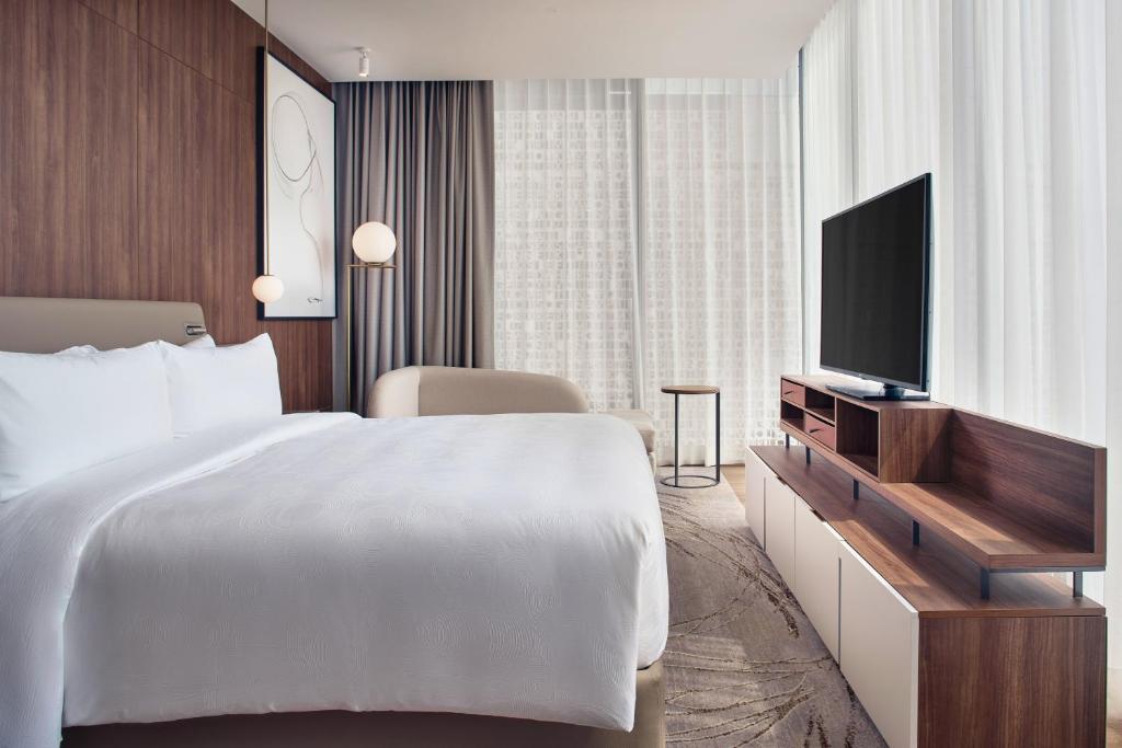 TV a/nebo společenská místnost v ubytování JW Marriott Hotel Guadalajara