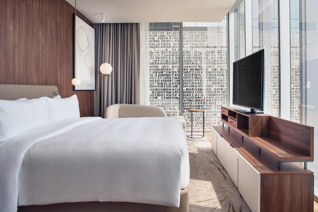 TV a/nebo společenská místnost v ubytování JW Marriott Hotel Guadalajara