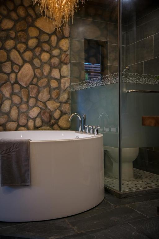 Koupelna v ubytování Bed and Breakfast B&B Qianxi 浅喜 SanYa
