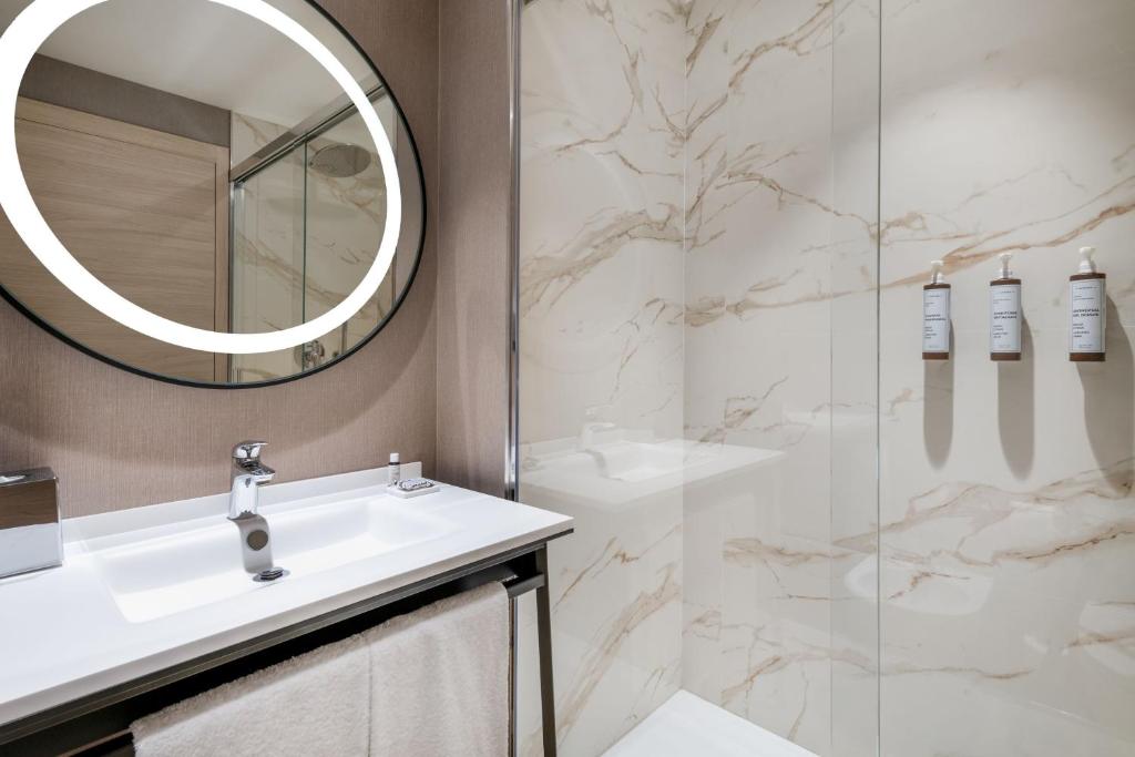 Koupelna v ubytování AC Hotel by Marriott Clodio Roma