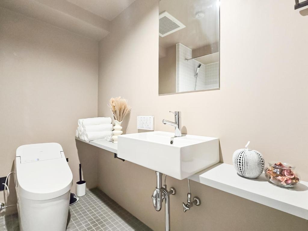 Koupelna v ubytování STAY ARI Apartment Hotel Shinjuku-Takadanobaba