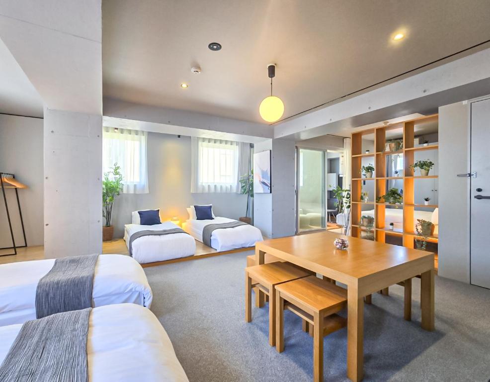 Posezení v ubytování STAY ARI Apartment Hotel Shinjuku-Takadanobaba
