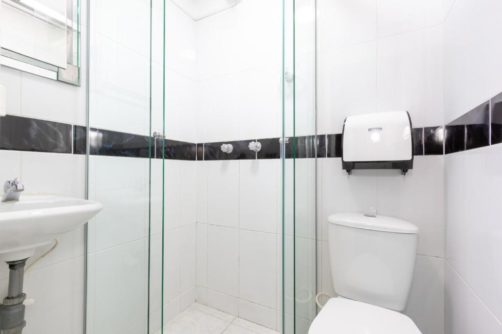 Koupelna v ubytování Hotel Guayacanes 70
