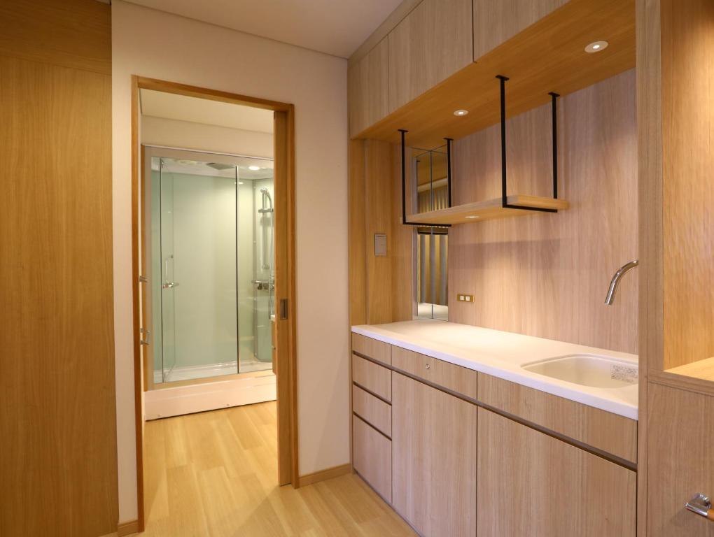 Koupelna v ubytování Saito Hotel