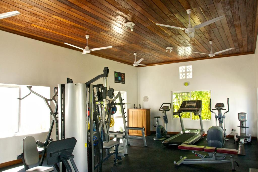 Fitness centrum a/nebo fitness zařízení v ubytování Galu Inn