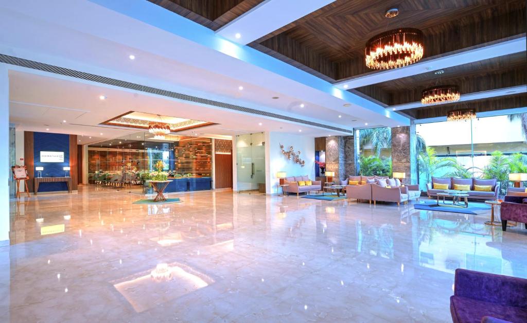 Posezení v ubytování Golden Tulip Agra