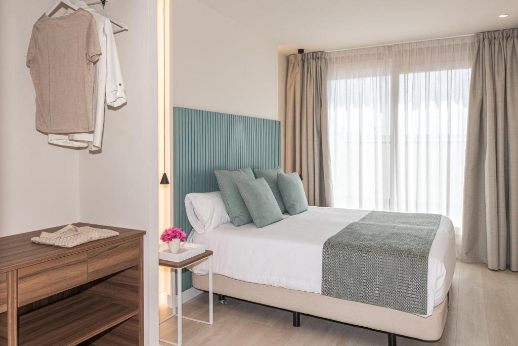Postel nebo postele na pokoji v ubytování Eurosalou & Spa