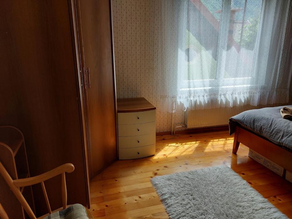 Postel nebo postele na pokoji v ubytování Domačija pri Ivankovih