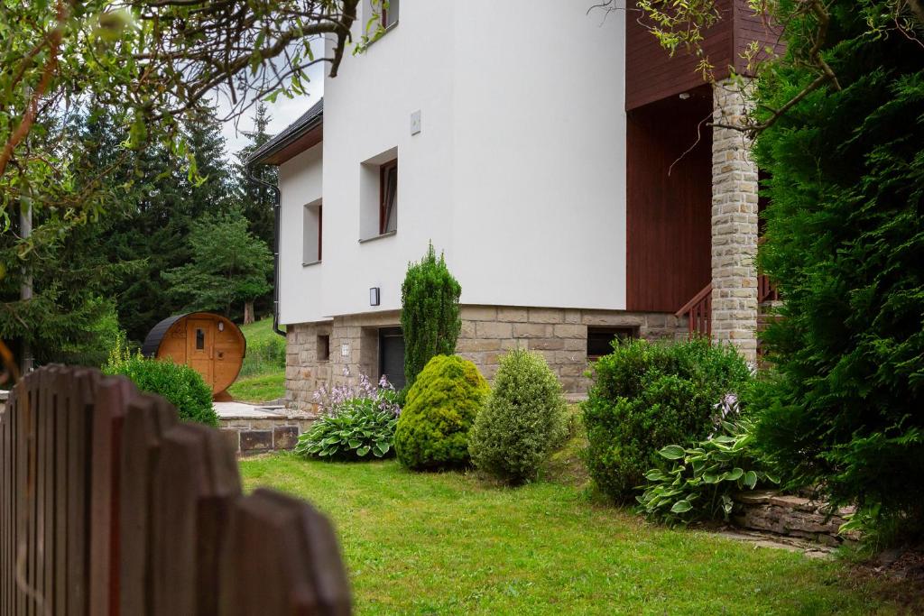 Zahrada ubytování Chata Juta Horní Bečva