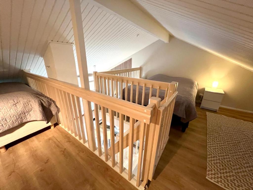 Ένα ή περισσότερα κρεβάτια σε δωμάτιο στο Kalliotupa