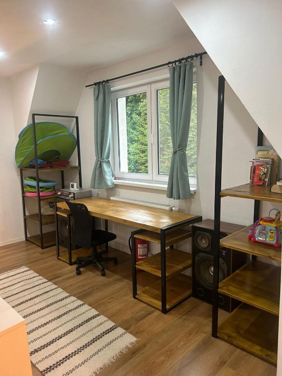 Postel nebo postele na pokoji v ubytování Flow House