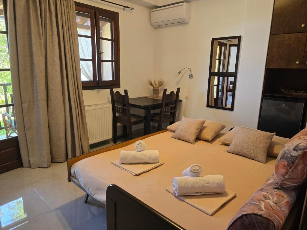 Posezení v ubytování Karidia Apartments