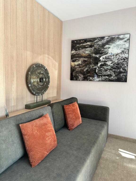 Posezení v ubytování Apartamenty Joy Me Łukęcin