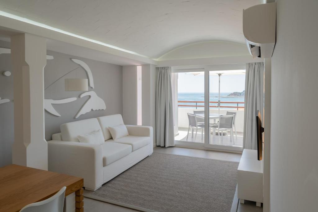 Χώρος καθιστικού στο MUPA Apartments