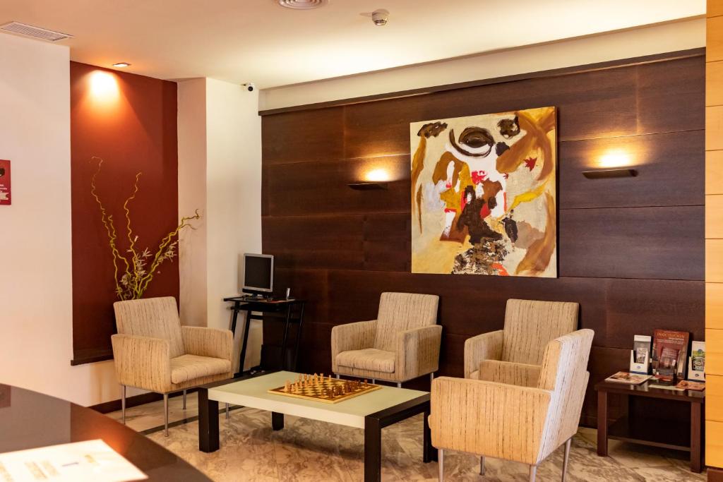 Posezení v ubytování Hotel Philadelfia