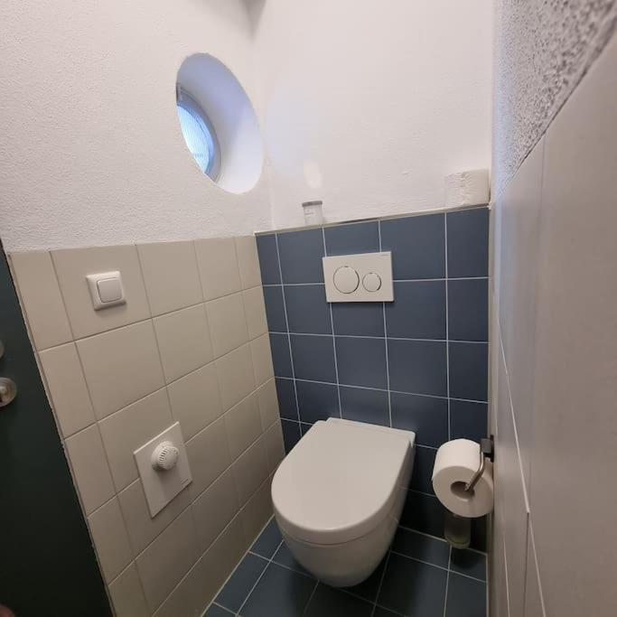 Koupelna v ubytování Ferienwohnung mit Garten und Bergblick