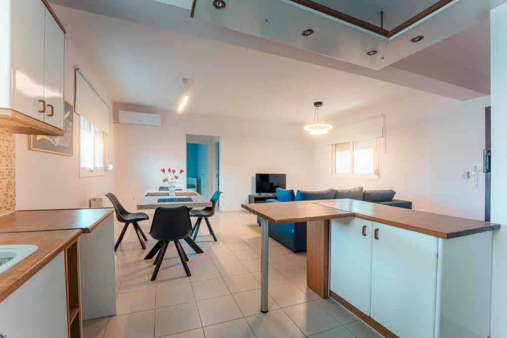 Köök või kööginurk majutusasutuses Eagean escape house