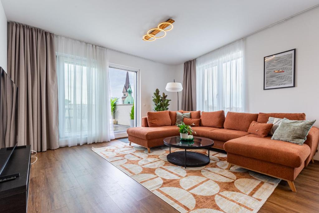 Flagship Penthouse w double parking, panoramic balcony 1093 Budapest, Ráday utca 57 8th floor / 67 kép - 1