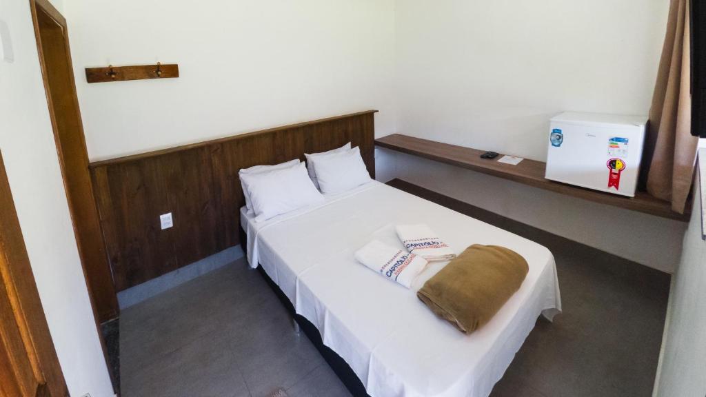 Postel nebo postele na pokoji v ubytování Pousada Canyons