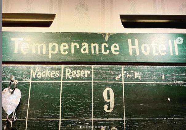 Certifikát, hodnocení, plakát nebo jiný dokument vystavený v ubytování Hotell Temperance