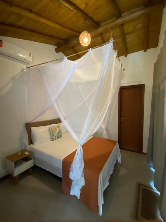 Pousada Casa de Sapê - Triple Chambre Avec Vue Sur Le Jardin