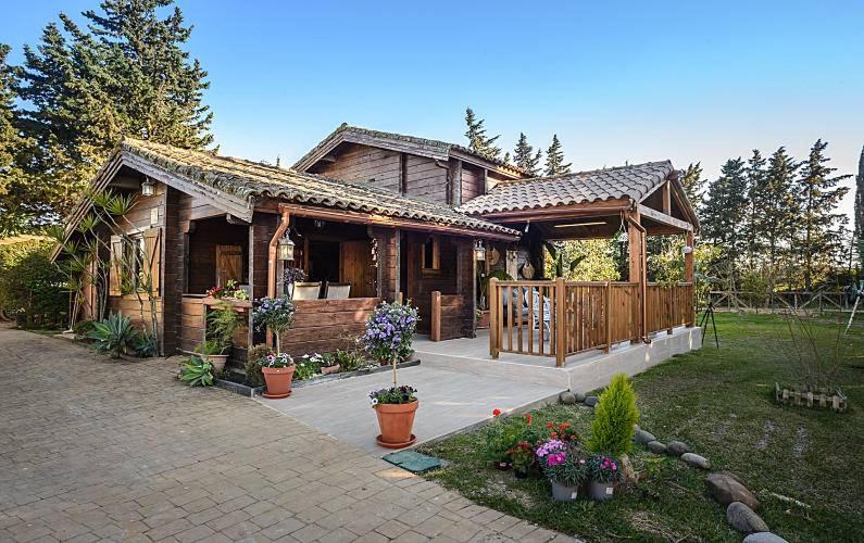 Villa casa de madera