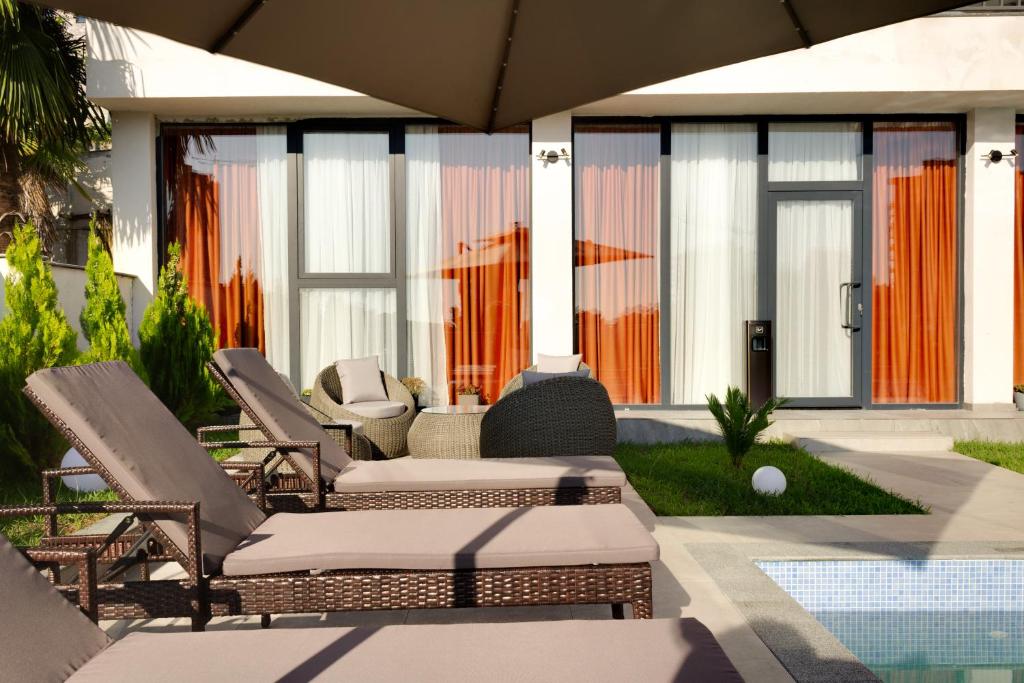 Posezení v ubytování Sun Wine Hotel
