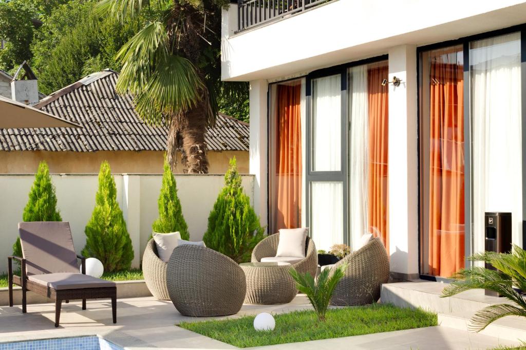 Posezení v ubytování Sun Wine Hotel