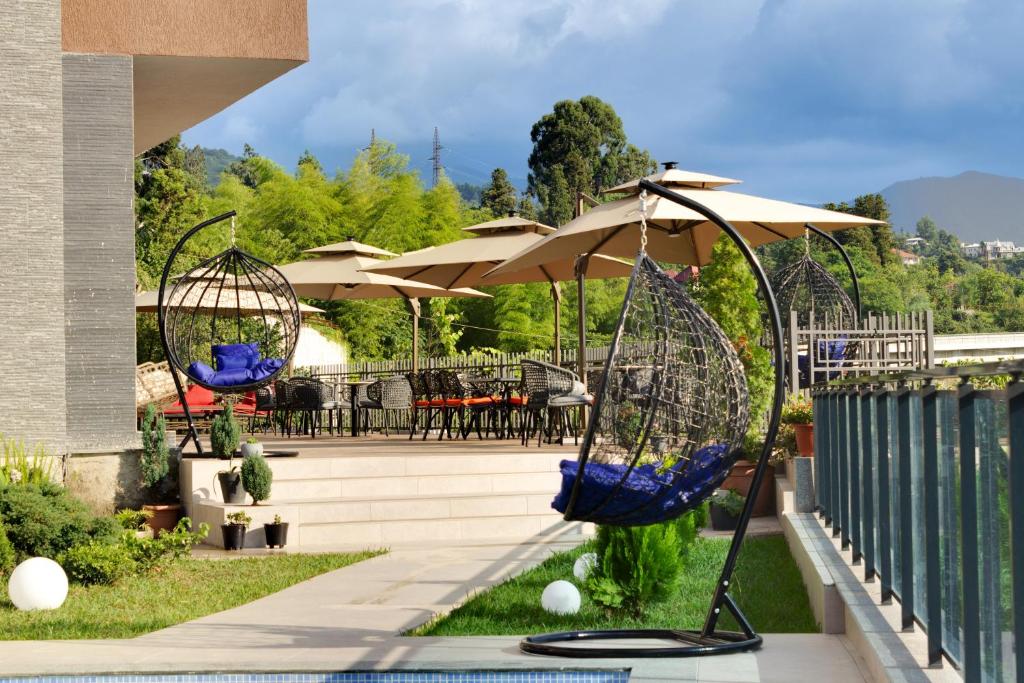 Nespecifikovaný výhled na hory nebo výhled na hory při pohledu z bed and breakfast