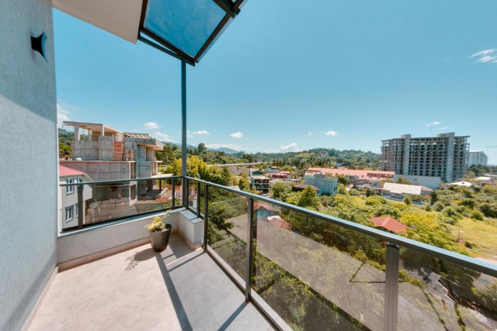 Balkón nebo terasa v ubytování Sun Wine Hotel
