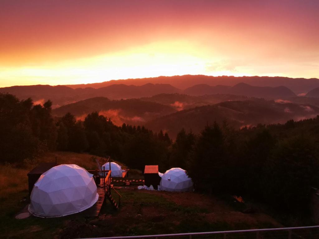 Příroda nedaleko luxury tent