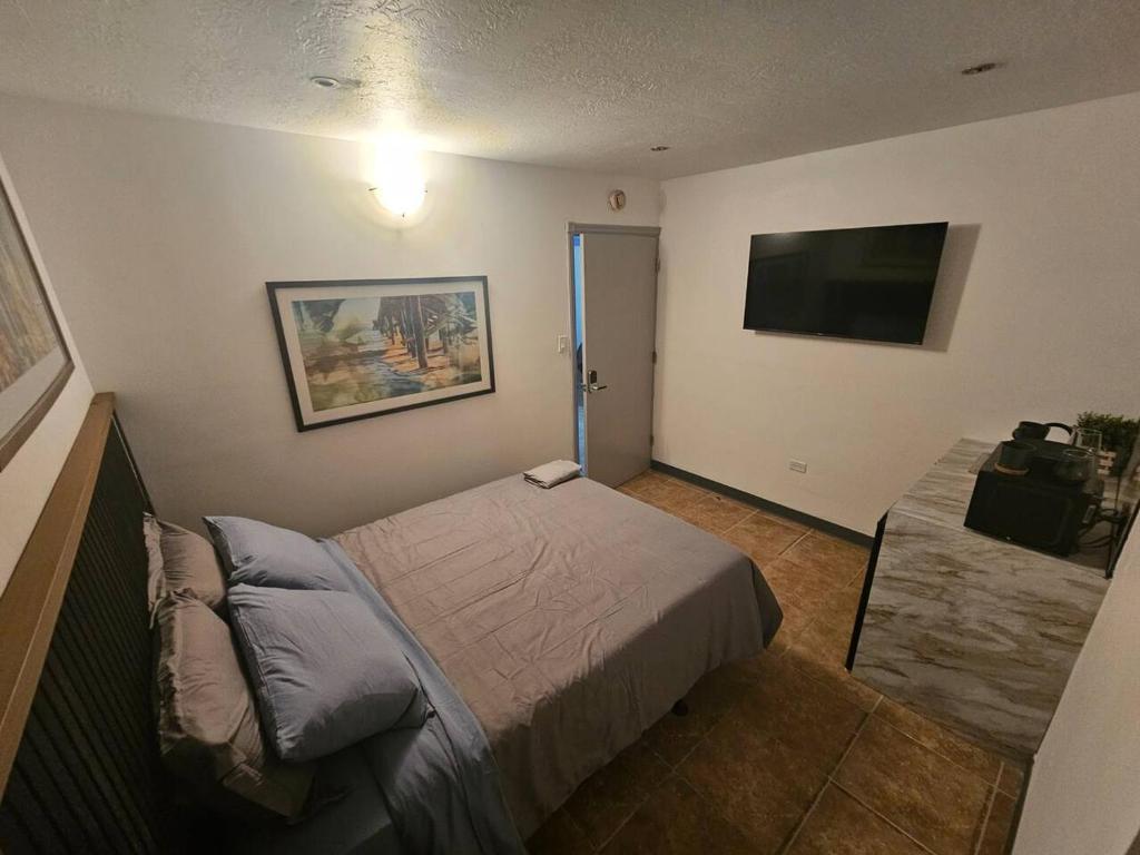 TV a/nebo společenská místnost v ubytování Santurce Studio near la placita 9
