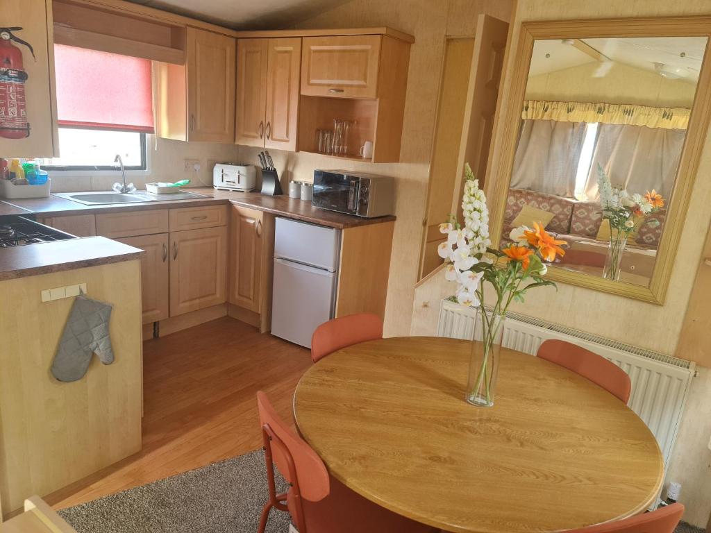 Η κουζίνα ή μικρή κουζίνα στο Willerby Holiday Home