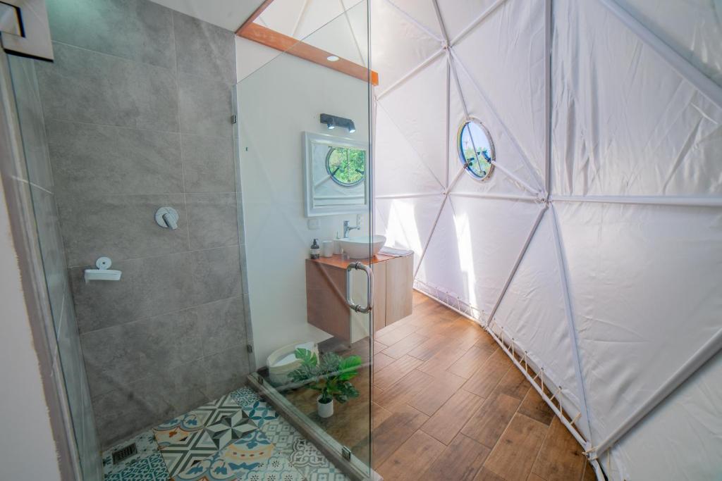 Koupelna v ubytování Tocuma Glamping