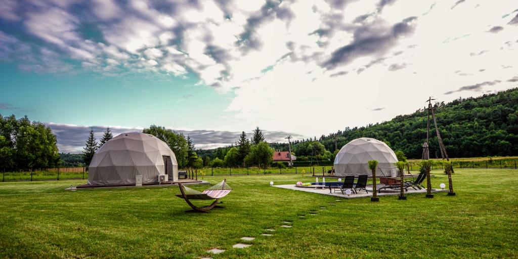 Příroda nedaleko luxury tent