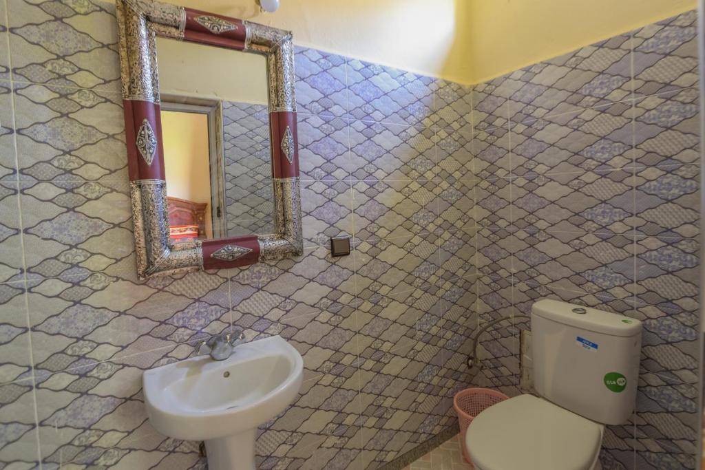 Koupelna v ubytování Gite Gougadir Imoughlad