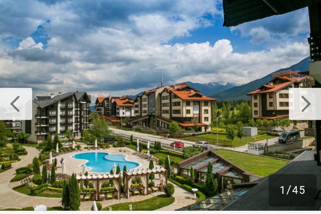 Nespecifikovaný výhled na hory nebo výhled na hory při pohledu z apartmánu