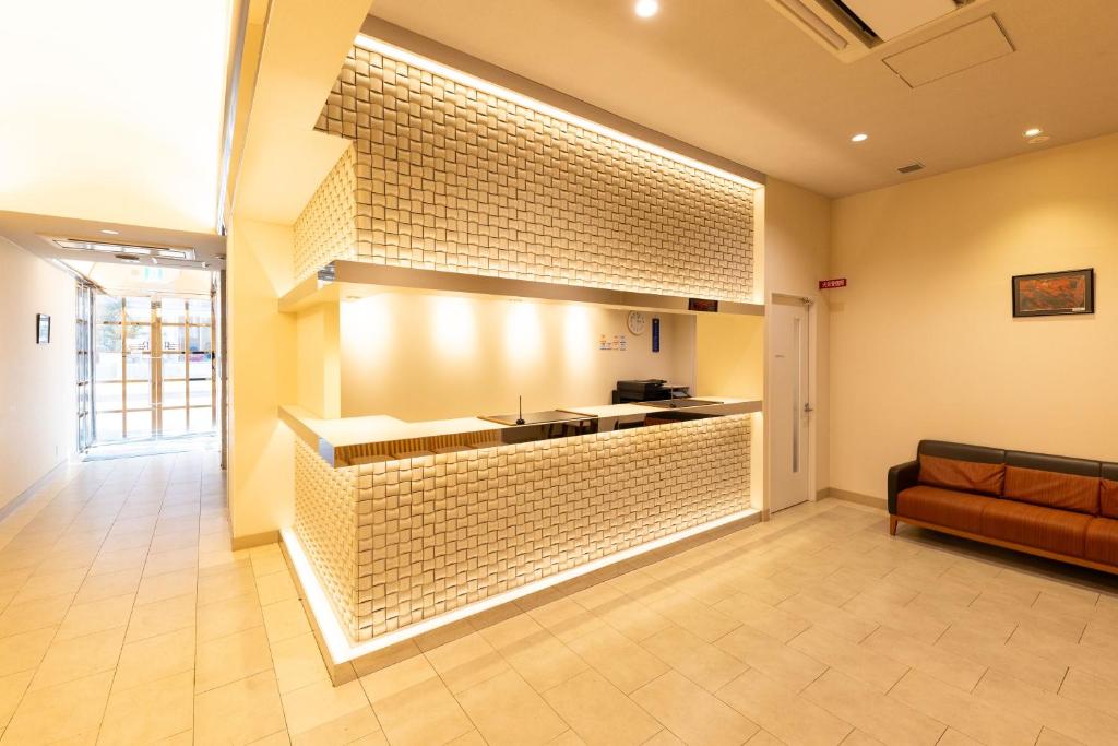 Kuchyň nebo kuchyňský kout v ubytování Reco Hotel Mikuni