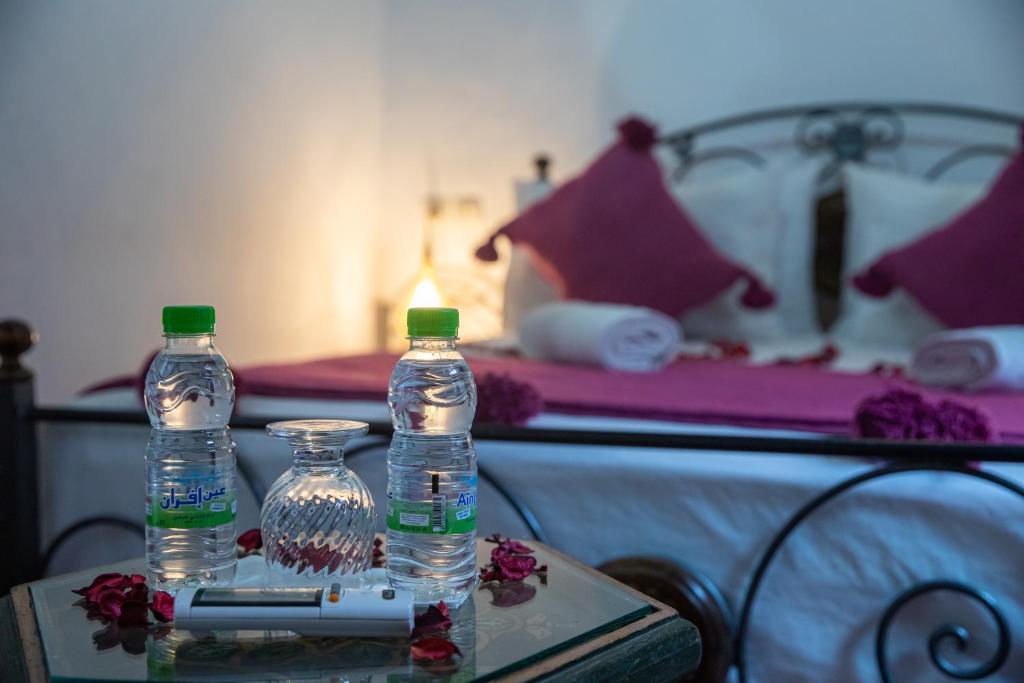 Postel nebo postele na pokoji v ubytování Riad LalaMoune
