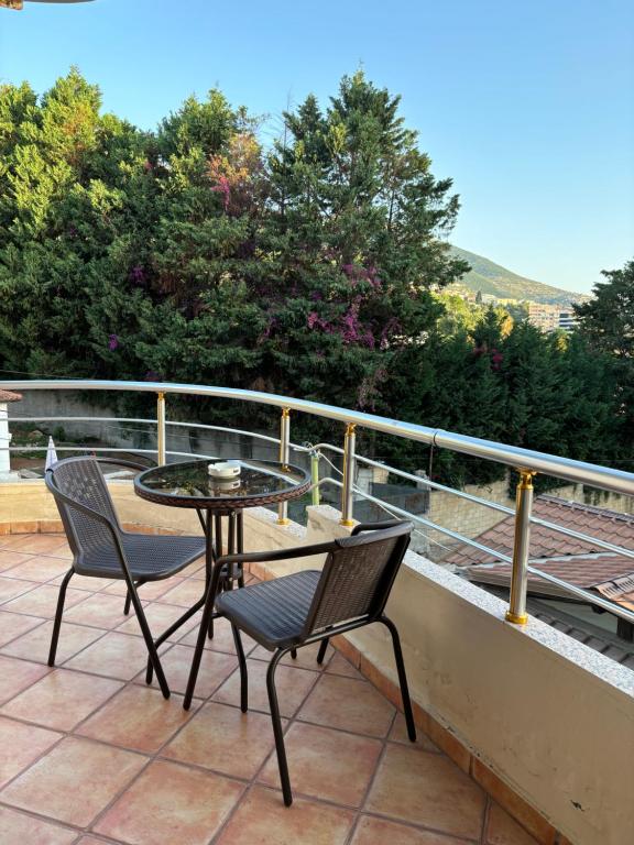 Balkón nebo terasa v ubytování Hotel Vlora 78