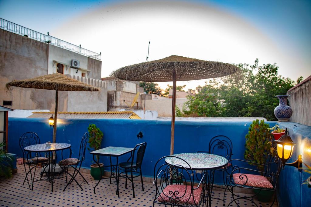 Patio nebo venkovní prostory v ubytování Riad LalaMoune