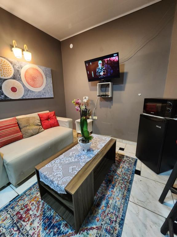 TV a/nebo společenská místnost v ubytování Ivy House Apart Hotel